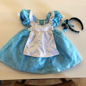 Alice in Wonderland costume with headband